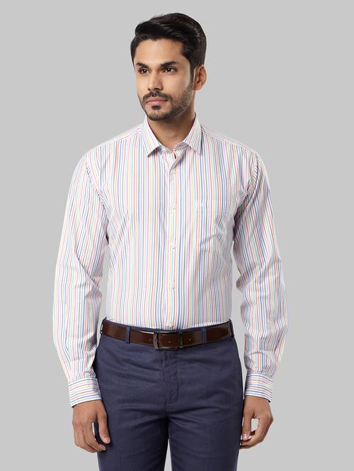 white striped formal shirt - 17605397 - Very Small Image - 1