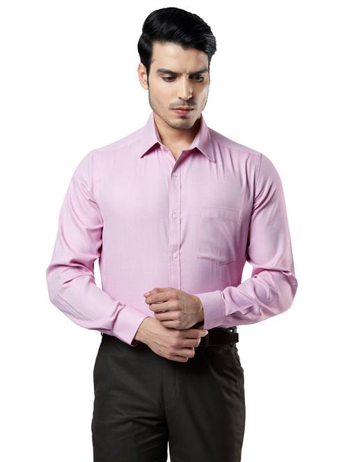 purple self design formal shirt - 17606326 - Very Small Image - 1
