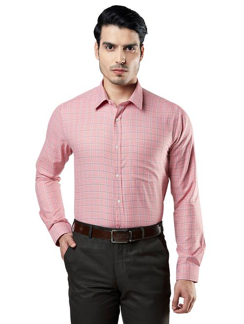 red checkered formal shirt - 17606421 - Very Small Image - 1