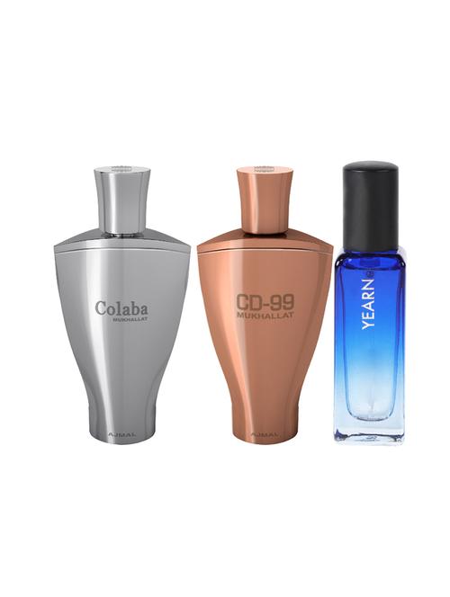 ajmal colaba mukhallat and cd 99 each of 14ml & yearn edp 20ml (total 48ml) for unisex + 2 parfum testers - 17607503 - Very Small Image - 1