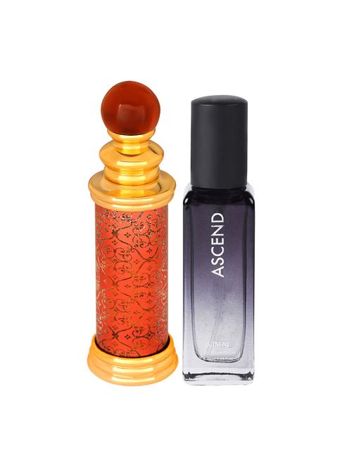 ajmal classic oud cp 10ml & ascend edp 20ml for men & women pack of 2 (total 30ml) + 2 parfum testers - 17607566 - Very Small Image - 1