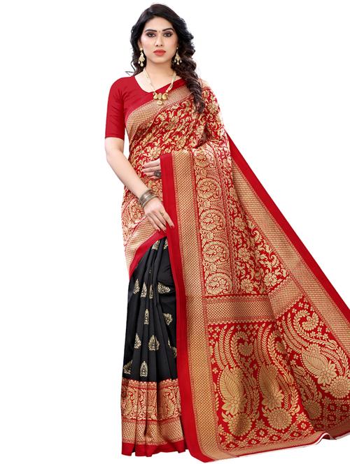 floral printed saree - 17609635 - Very Small Image - 1