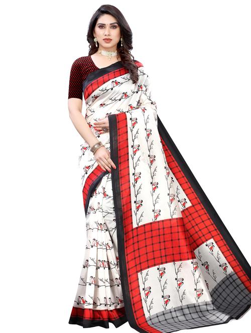conversational printed saree - 17609693 - Very Small Image - 1