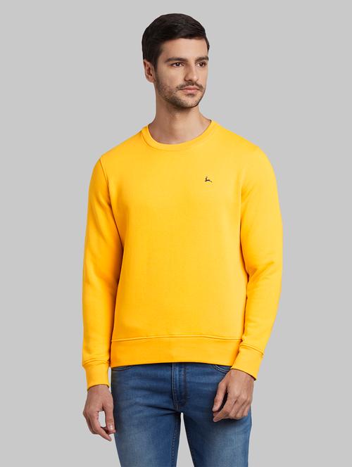 yellow solid sweatshirt - 17610030 - Very Small Image - 1