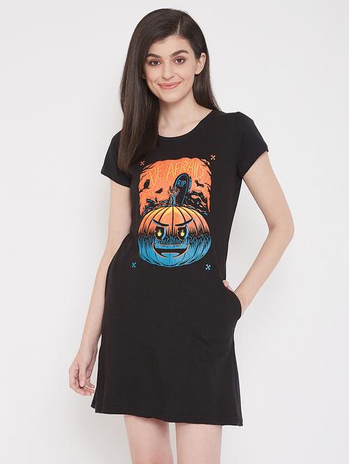 black cotton sleepshirts - 17610621 - Very Small Image - 1