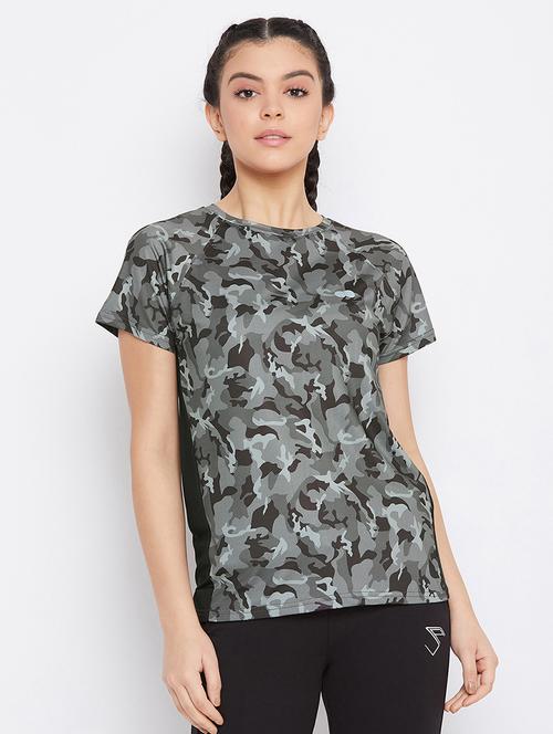 round neck camouflage tee - 17610653 - Very Small Image - 1