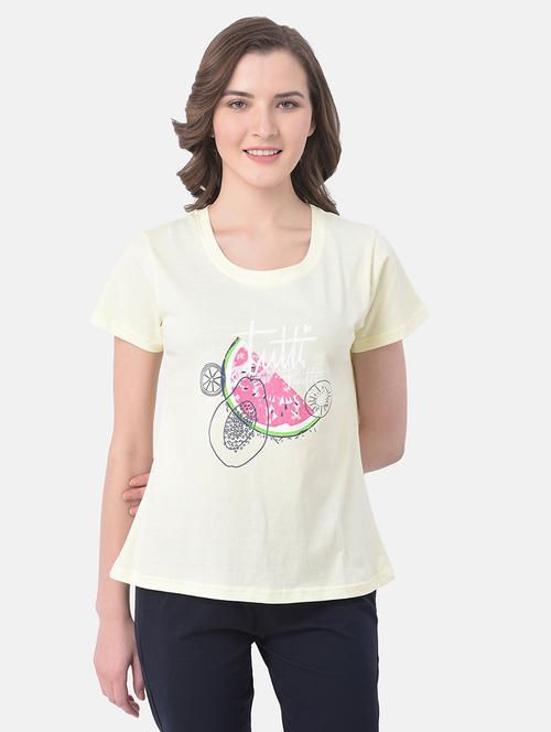 round neck graphic tee - 17610672 - Very Small Image - 1