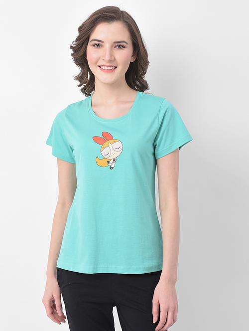 round neck sleepwear tee - 17610688 - Very Small Image - 1