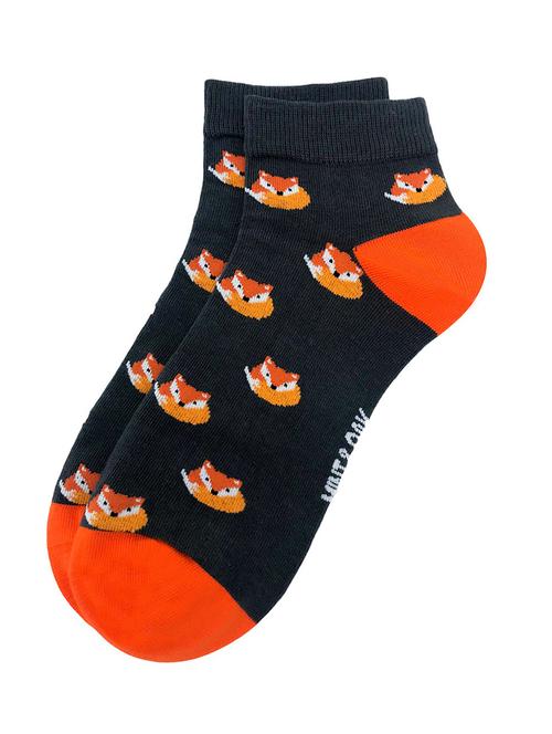 grey cotton ankle length sock - 17610777 - Very Small Image - 1