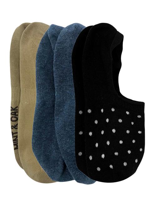multi colored cotton no show sock - 17610812 - Very Small Image - 1