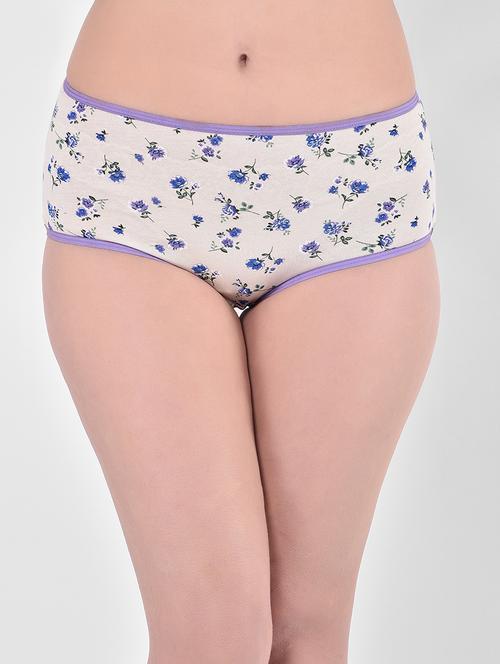 multi colored cotton hipster panty - 17610931 - Very Small Image - 1
