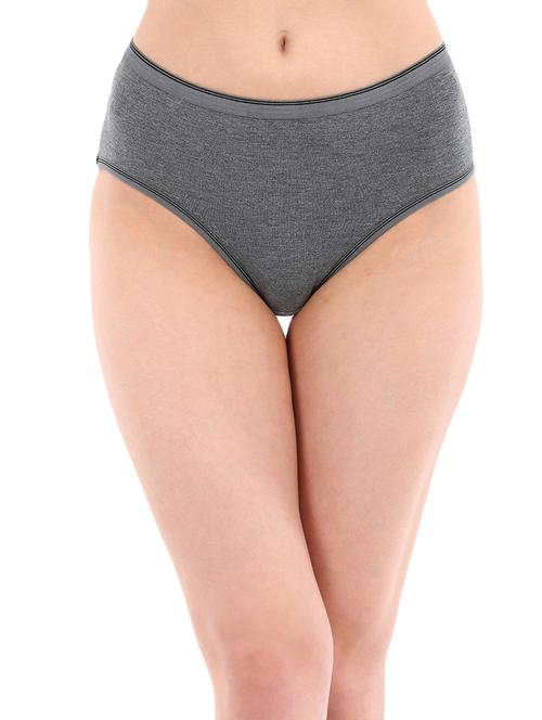 grey cotton hipster panty - 17610965 - Very Small Image - 1