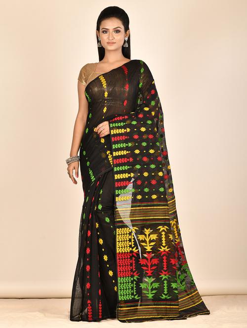 self design woven saree - 17612758 - Very Small Image - 1