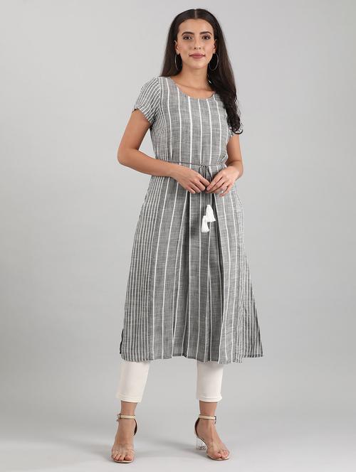 women's a-line kurta - 17614176 - Very Small Image - 1