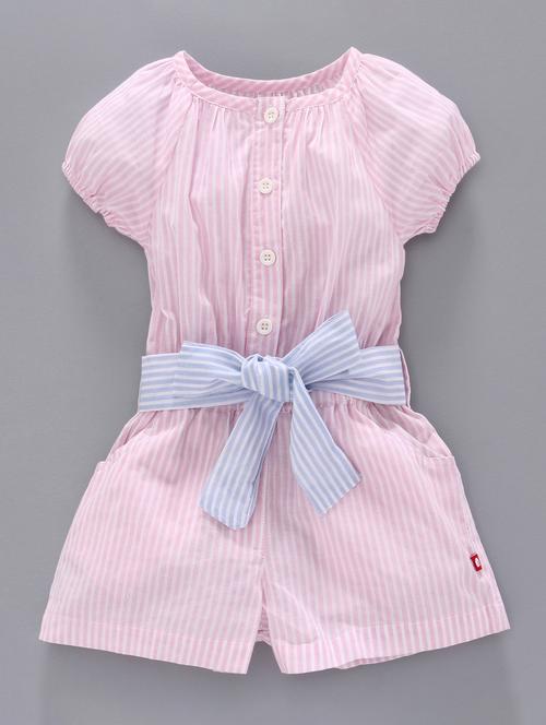 multi colored cotton playsuits twin sets & jump suit - 17615035 - Very Small Image - 1