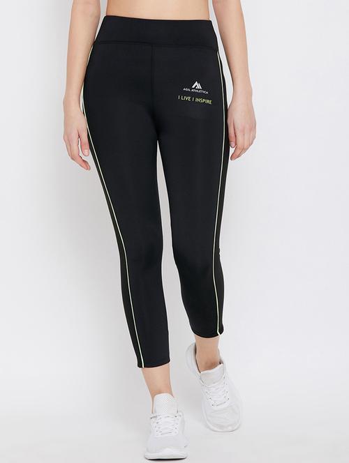side taped sports legging - 17615415 - Very Small Image - 1
