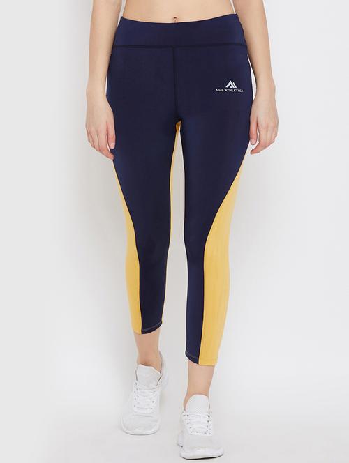 color block sports legging - 17615426 - Very Small Image - 1