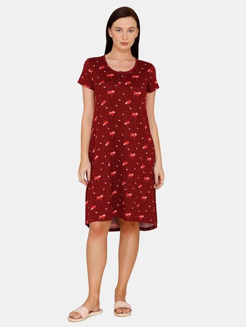 red polyester sleepshirts - 17615714 - Very Small Image - 1