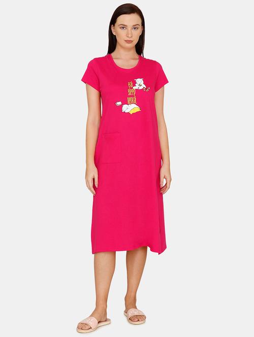 red cotton sleepshirts - 17615718 - Very Small Image - 1