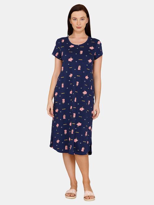 blue cotton sleepshirts - 17615723 - Very Small Image - 1