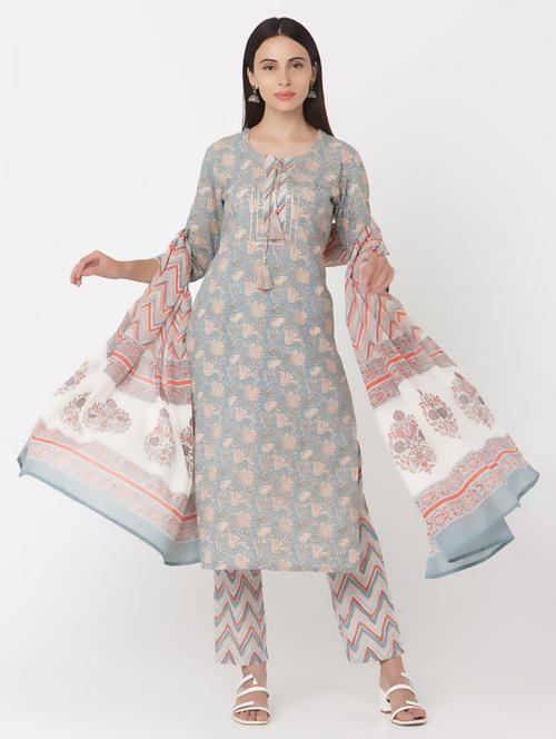 floral print suit set - 17617314 - Very Small Image - 1