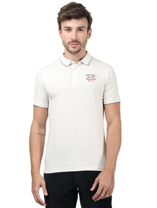off white printed polo t-shirt - 17617549 - Very Small Image - 1