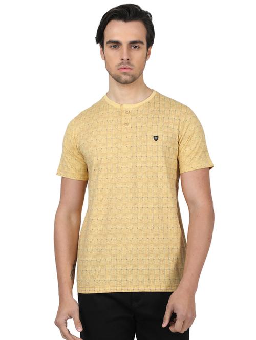 beige printed t-shirt - 17617568 - Very Small Image - 1