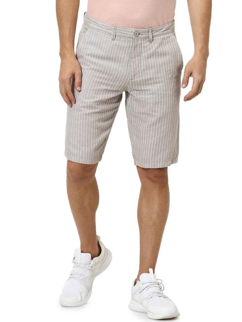 grey striped bermuda short - 17617696 - Very Small Image - 1