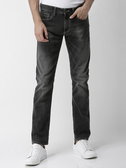 black light washed denim jeans - 17618671 - Very Small Image - 1