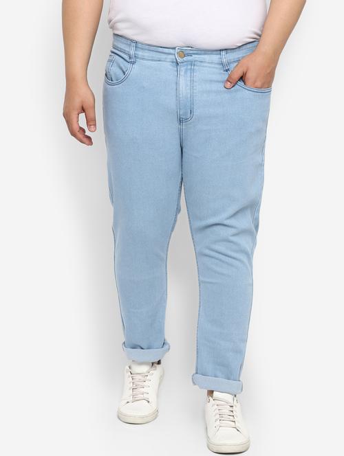 light blue washed denim jeans - 17620327 - Very Small Image - 1