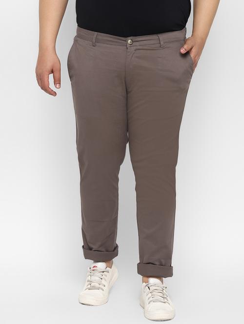 plus grey solid chinos - 17620352 - Very Small Image - 1