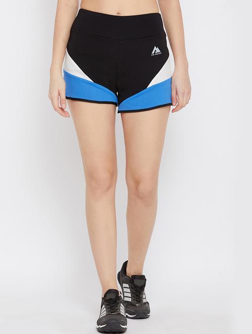 color block sports shorts - 17620467 - Very Small Image - 1