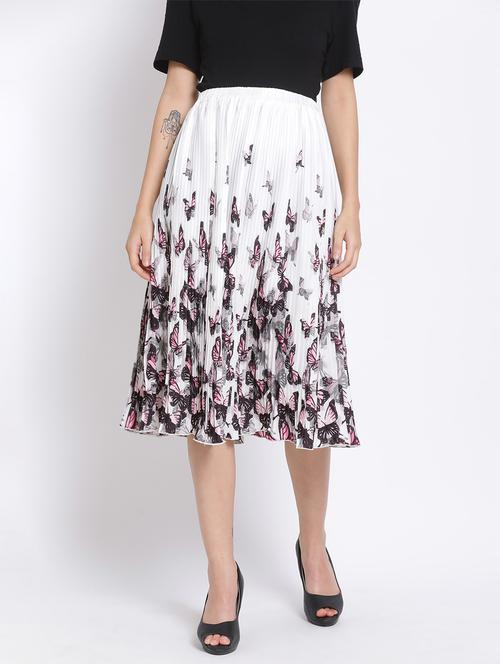 high rise a-line skirt - 17620608 - Very Small Image - 1
