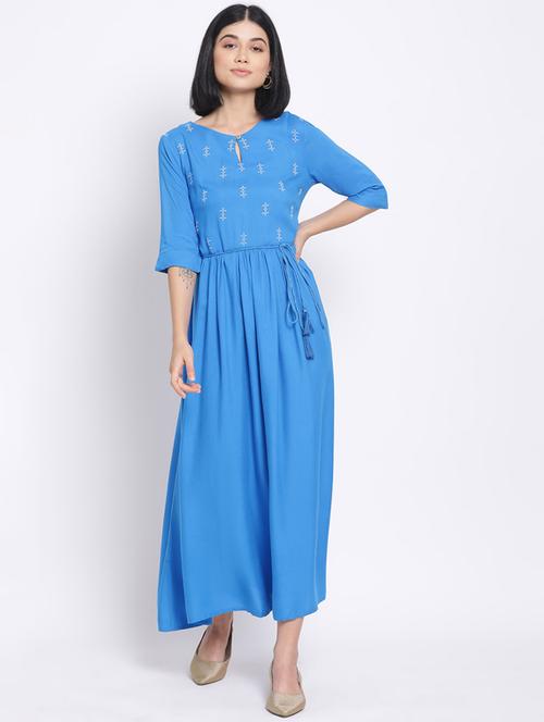 tie front maxi dress - 17620626 - Very Small Image - 1