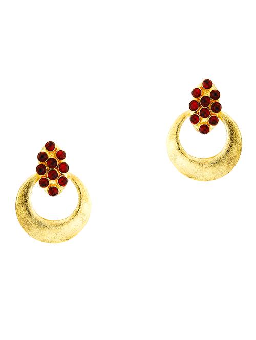 red metal studs earring - 17621653 - Very Small Image - 1
