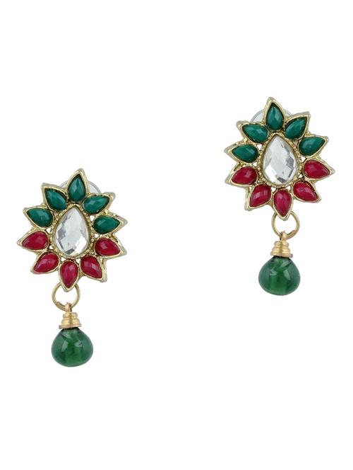 multi colored metal drop earring - 17621709 - Very Small Image - 1
