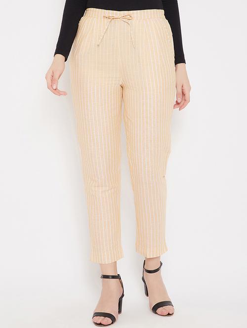 high rise flat front trouser - 17622424 - Very Small Image - 1