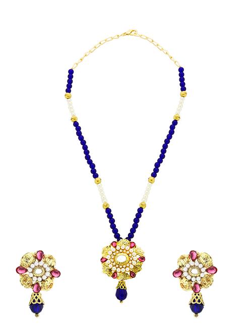 multi colored metal necklaces and earring - 17622462 - Very Small Image - 1
