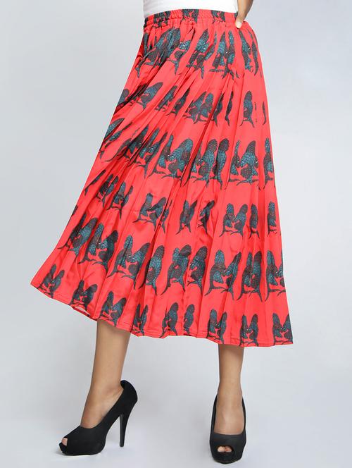 high rise pleated skirt - 17622665 - Very Small Image - 1