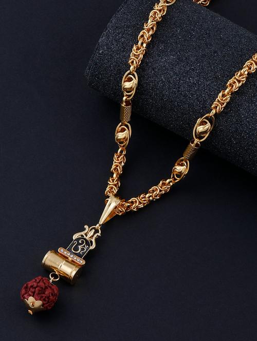 gold metal pendant - 17622773 - Very Small Image - 1