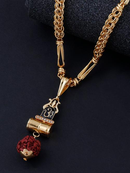 gold metal pendant - 17622783 - Very Small Image - 1