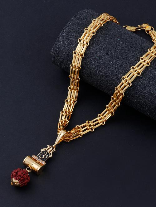 gold metal pendant - 17622784 - Very Small Image - 1
