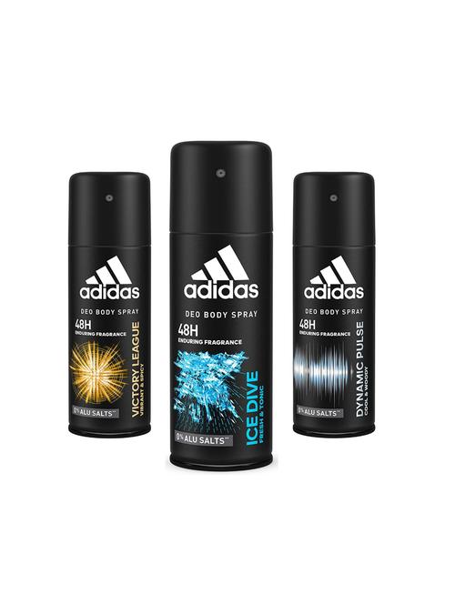 adidas pack of 3 48h deo body spray (victory league, ice dive, dynamic pulse) - 17623145 - Very Small Image - 1