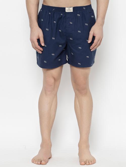 blue printed boxers - 17623509 - Very Small Image - 1