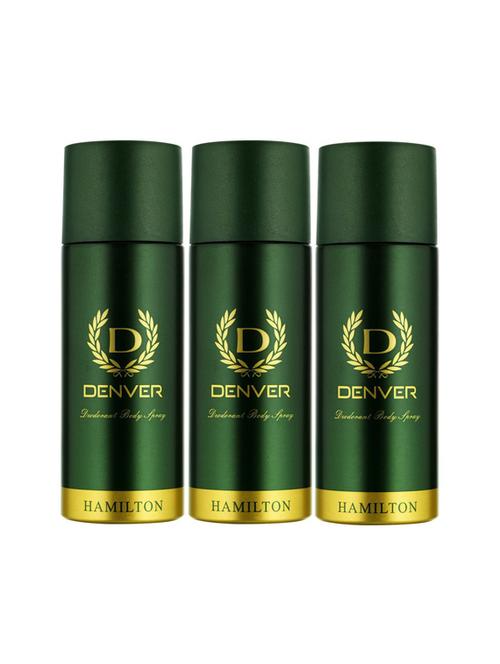 denver pack of 3 deodorant body spray hamilton (original) - 17624161 - Very Small Image - 1