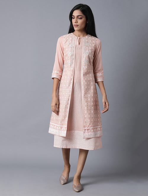 women's kurta with jacket kurta - 17627274 - Very Small Image - 1