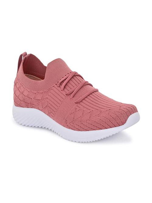 pink mesh laceup sports shoes - 17627448 - Very Small Image - 1