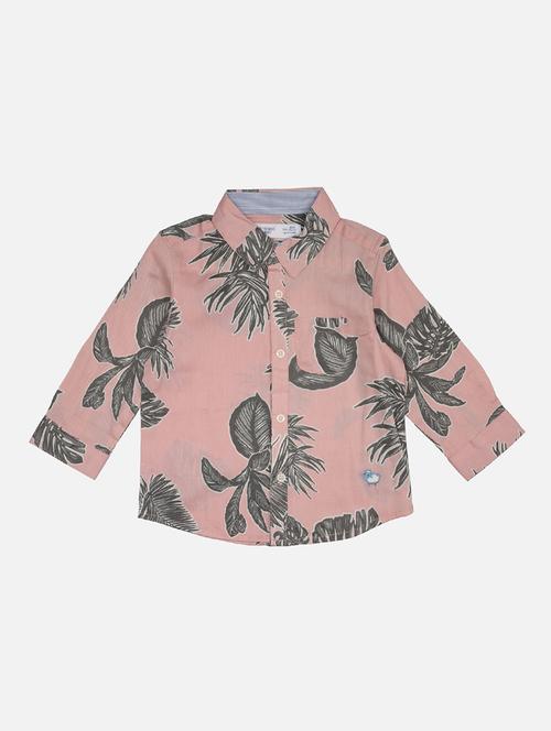 pink printed casual shirt - 17628045 - Very Small Image - 1