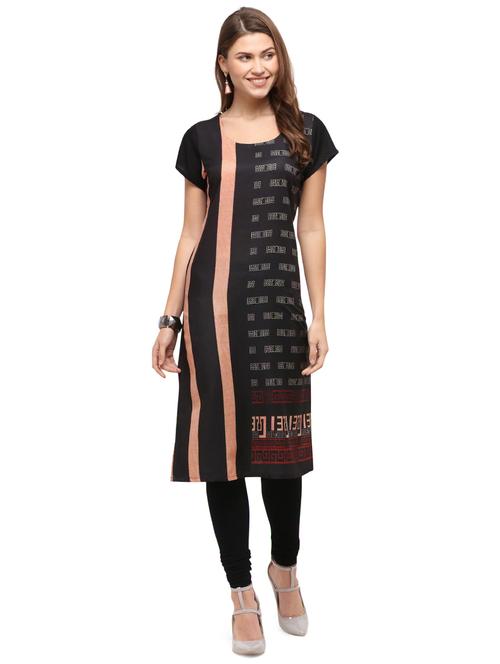 women's straight kurta - 17628926 - Very Small Image - 1