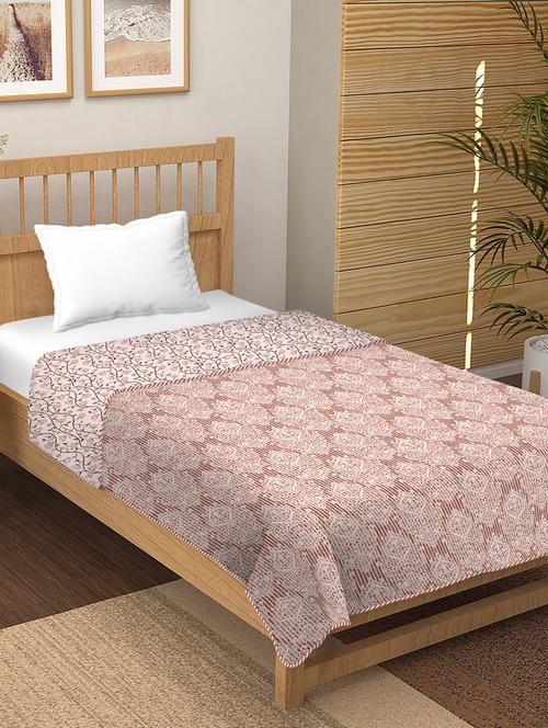 plume single dohar/ac blanket reversible cotton| size: 152x228cm - 17629427 - Very Small Image - 1